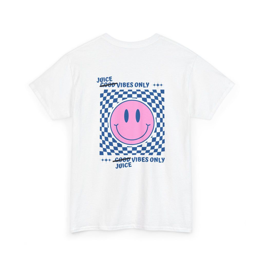 Juice Vibes Unisex Heavy Cotton Tee, Fun Graphic Tee, Casual Wear, Street Style Shirt, Summer Vibes, Gift for Friends